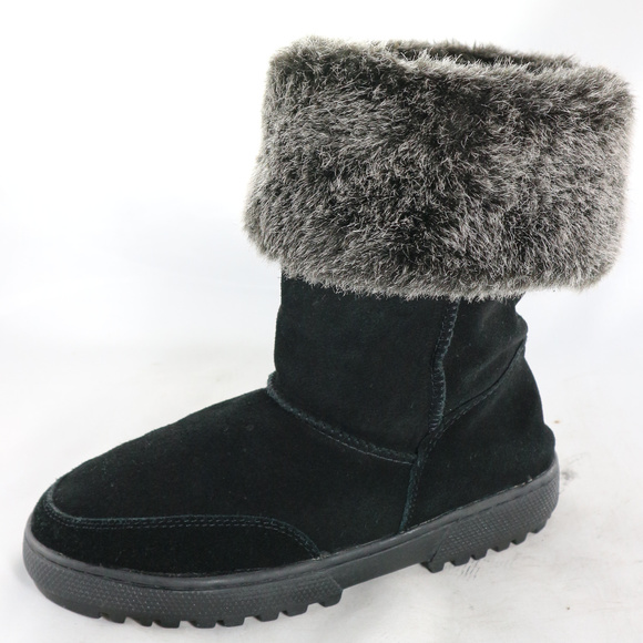 RAMPAGE Ashlee Faux Fur Slip On Boots - Picture 2 of 8
